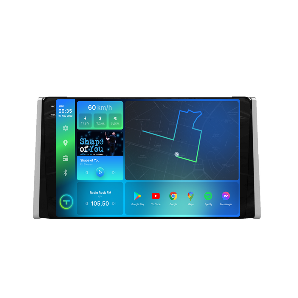 Штатна магнітола Torssen 2K Toyota Rav4 2019+ FL10 4+64Gb 4G Carplay DSP