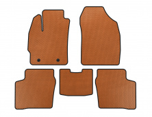Килимки EVA (LB, Помаранчевий) Toyota Prius 2003-2009 рр.