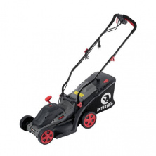 Газонокосилка электрическая 1400 Вт, 230 В~50 Гц, 3300 об/мин, ширина захвата 340 мм, высота среза 30-80 мм, контейнер 35 литров