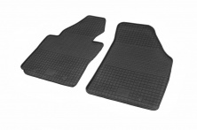 Гумові килимки (2 шт, Polytep) для Volkswagen Caddy 2004-2010 рр