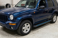 Бокові пороги Maya Blue (2 шт., Алюміній) Jeep Cherokee/Liberty 2002-2007 рр.
