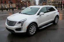 Бокові пороги Mevsim Grey (2 шт., Алюміній) Cadillac XT5 2016- рр.