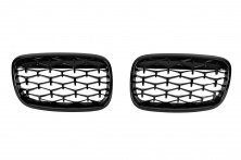 Ніздрі Diamond Black (чорний глянець) BMW X5 E70 2007-2013 рр.
