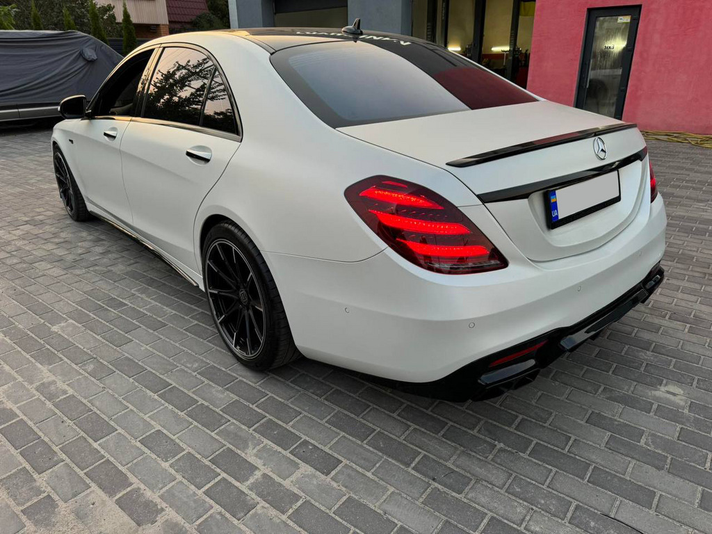 Комплект обвісів S63 AMG (2018-restyling) для Mercedes S-сlass W222 2013-2022 рр