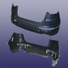 Бампер задній Chery Tiggo 5 (with 4 reverse radar holes) KLM