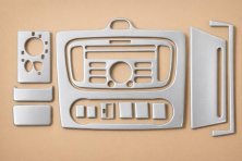 Накладки на панель Clima (Mini-set, Алюміній) Ford Focus II 2008-2011 рр.