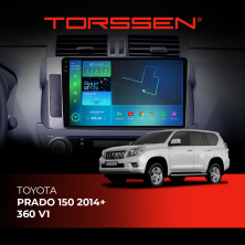 Штатна магнітола Torssen 2K Toyota Prado 150 2014+ 360 V1 F10464 4G Carplay DSP