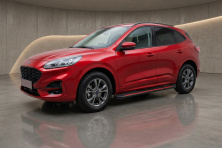 Бокові пороги Maya Red (2 шт., Алюміній) Ford Kuga/Escape 2019- рр.