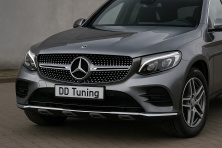 Передня решітка Diamond Silver (2015-2019) Без місця під камеру для Mercedes GLC X253 рр