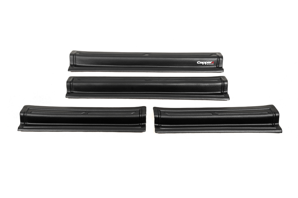 Накладки на дверні пороги EuroCap (4 шт, ABS) для Volkswagen Amarok 2010-2022 рр