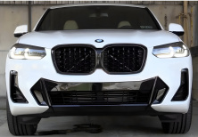 Ніздрі Diamond Black (2021+, чорна окантовка) BMW X3 G01 2018- рр.