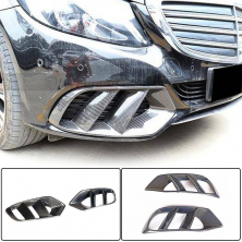 Накладки на протитуманки (для SD Base 2015-2019, Карбон) Mercedes C-сlass W205 2014-2021 рр.