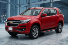 Бокові пороги Maya Red (2 шт., Алюміній) Chevrolet Trailblazer 2012-2019 рр.