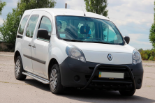 Кенгурятник WT003 Black (нерж) Renault Kangoo 2008-2020 рр.
