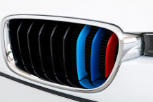 Накладки на решітку для 8-полосової (3 шт) BMW 3 серия F30/F31 2012-2019 гг.