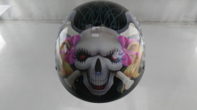 Шлем-каска (mod:908) (skull) DOT