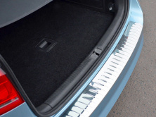 Накладка на задній бампер OmsaLine Глянець (SW, нерж) Volkswagen Passat B7 2012-2015 рр.
