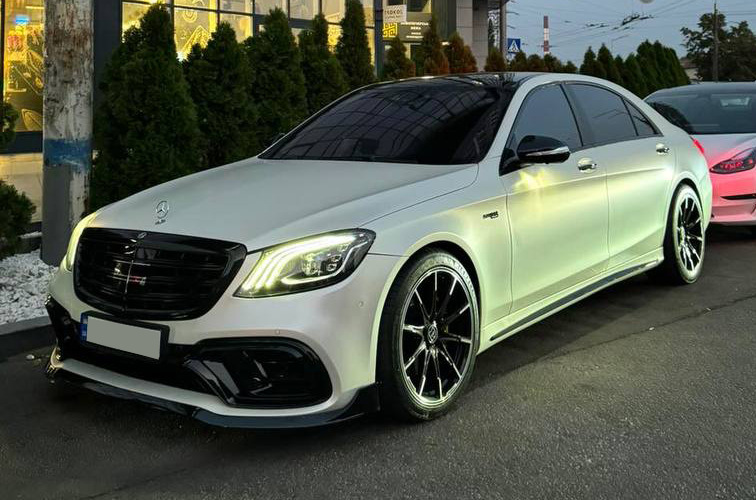Комплект обвісів BRB (чорний, 2018-2026) для Mercedes S-сlass W222 рр