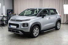 Бокові пороги Duru (2 шт., Алюміній) Citroen C-3 Aircross 2017-2024 рр.