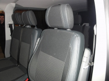 Авточохли (екошкіра та тканина, Premium) Повний салон Volkswagen T5 Caravelle 2004-2010 рр.