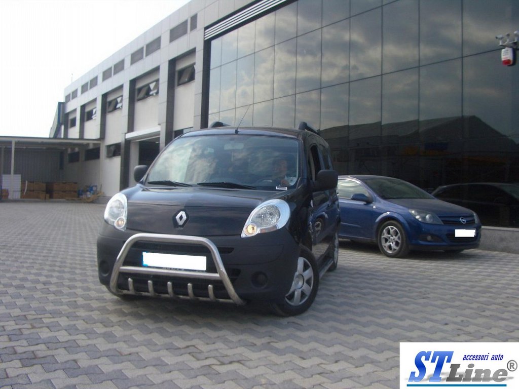 Кенгурятник WT003/004 (нерж.) без напису, 51 мм для Renault Kangoo 2008-2020 рр