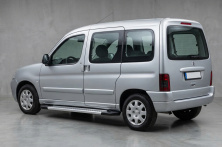 Бокові пороги New Vision Grey (2 шт., алюміній) Citroen Berlingo 1996-2008 рр.