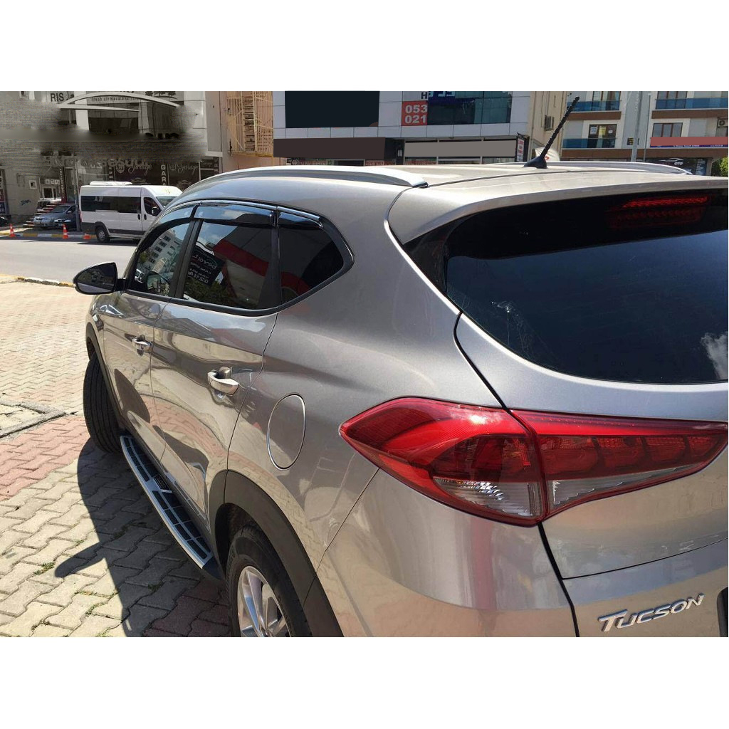 Бокові пороги Оригінальний дизайн V1 (2шт) для Hyundai Tucson TL 2016-2021 рр