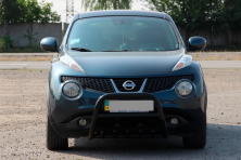 Кенгурятник QT012 Black (нерж) Nissan Juke 2010-2019 рр.