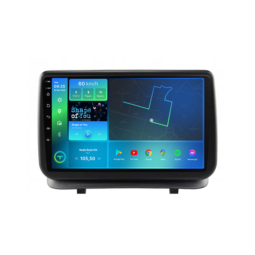 Штатна магнітола Torssen 2K DTS Renault Clio 05-14 F9432 4G Carplay DSP