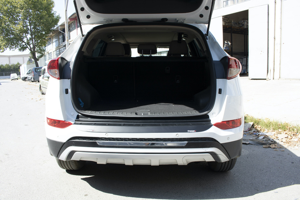Накладка на задній бампер EuroCap 2016-2018 (ABS) для Hyundai Tucson TL рр