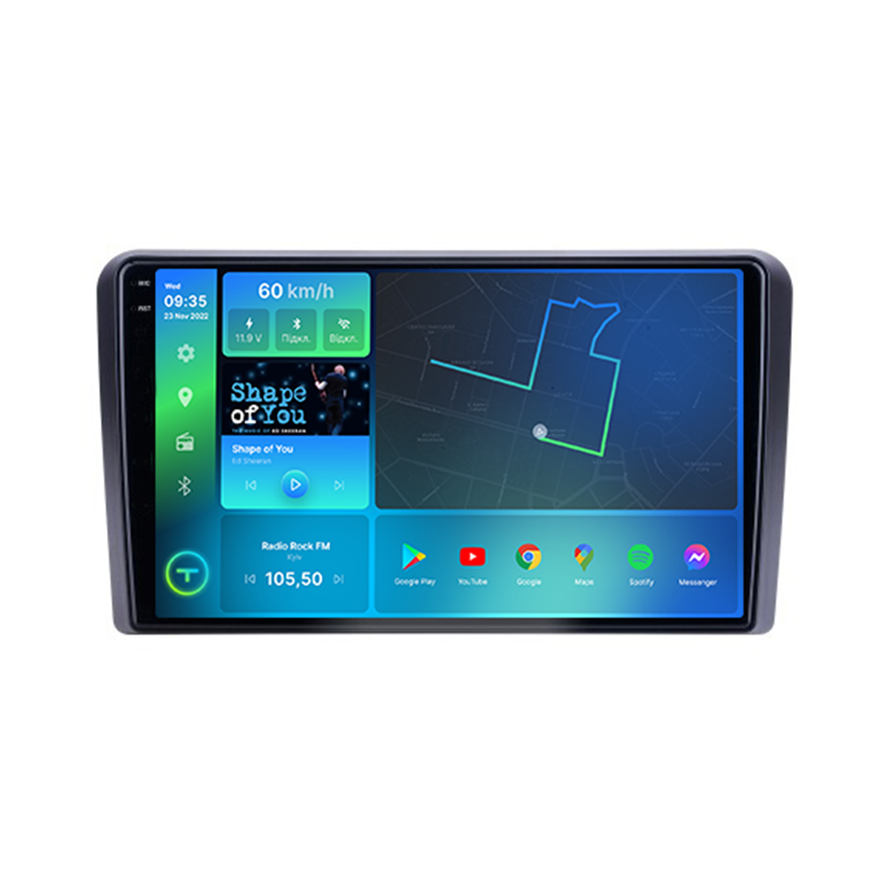 Штатна магнітола Torssen 2K DTS Kia Cerato 2005 universal F9432 4G Carplay DSP