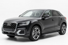 Бокові пороги Rainbow (2 шт., Алюміній) Audi Q2 2016- рр.