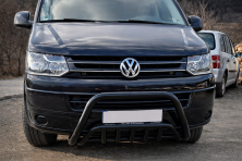 Кенгурятник WT002 Black (нерж) Volkswagen T5 2010-2015 рр.