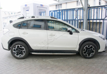 Рейлінги OmsaLine Elegance (2 шт, сірі) Subaru XV 2011-2017 рр.