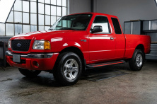 Бокові пороги Maya Red (2 шт., Алюміній) Ford Ranger 2002-2006 рр.
