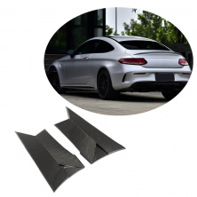 Накладки на задні крила (для купе/кабріолет C63 AMG 2015-2019, Карбон) Mercedes C-сlass W205 2014-2021 рр.