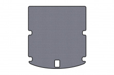 Гумовий килимок в багажник Carsuit (Sedan, сірий) Audi A4 B9 2015-2024 рр.