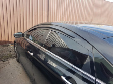 Вітровики (4 шт., Sunplex Sport) Hyundai Sonata YF 2010-2014 рр.