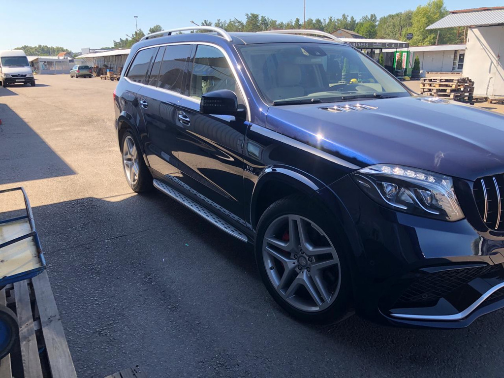Комплект обвісів з повним бампером AMG V1 (GLS63) для Mercedes GL/GLS сlass X166 2012-2019 рр