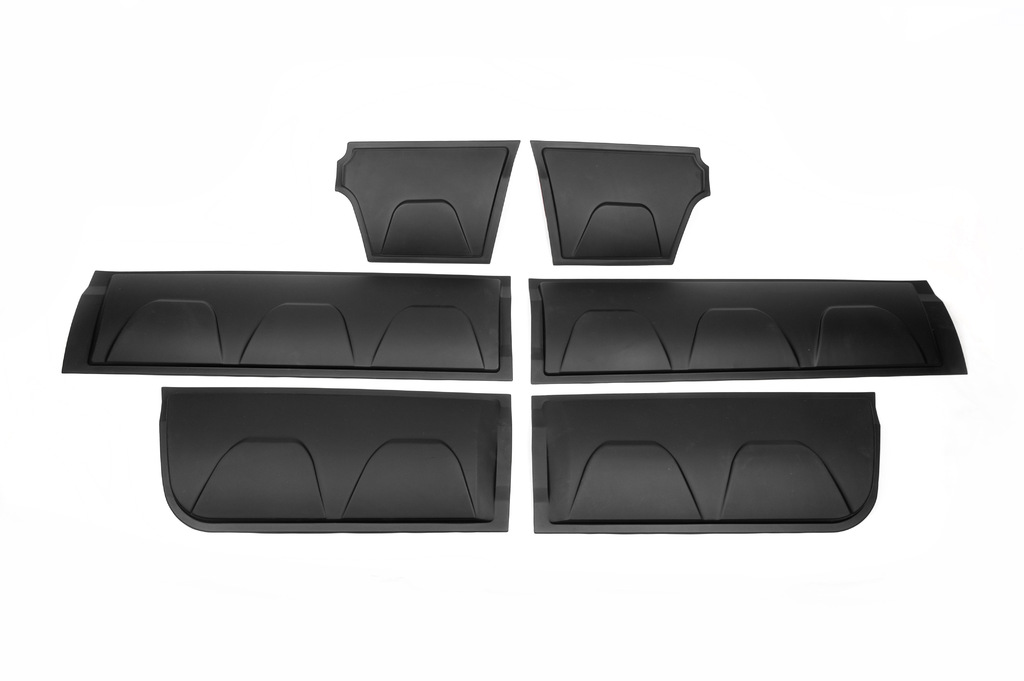 Молдинг на двері OmsaLine (6 шт, ABS) для Volkswagen Amarok 2010-2022 рр