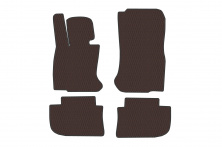 Гумові килимки Carsuit (Для F06, Коричневий) BMW 6 серія F12/F13/F06 2011-2018 рр.