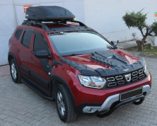 Комплект накладок на капот DRAGON (3 шт) Dacia Duster 2018-2024 гг.