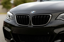 Ніздрі M-Look (чорний глянець з хром окантовкою) BMW 2 серія F22/F23 2014-2021 рр.