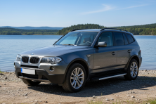 Бокові пороги Maya V1 (2 шт., Алюміній) BMW X3 E83 2003-2010 рр.