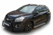 Передня дуга WT005 Black (нерж.) Chevrolet Trax 2012-2023 рр.