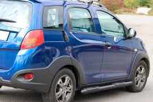 Бічні труби Black (2 шт., нерж.) Chery Beat 2009-2015 рр.