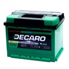 Акумулятор 75Ah-12v DECARO MASTER (278х175х190), L, EN680
