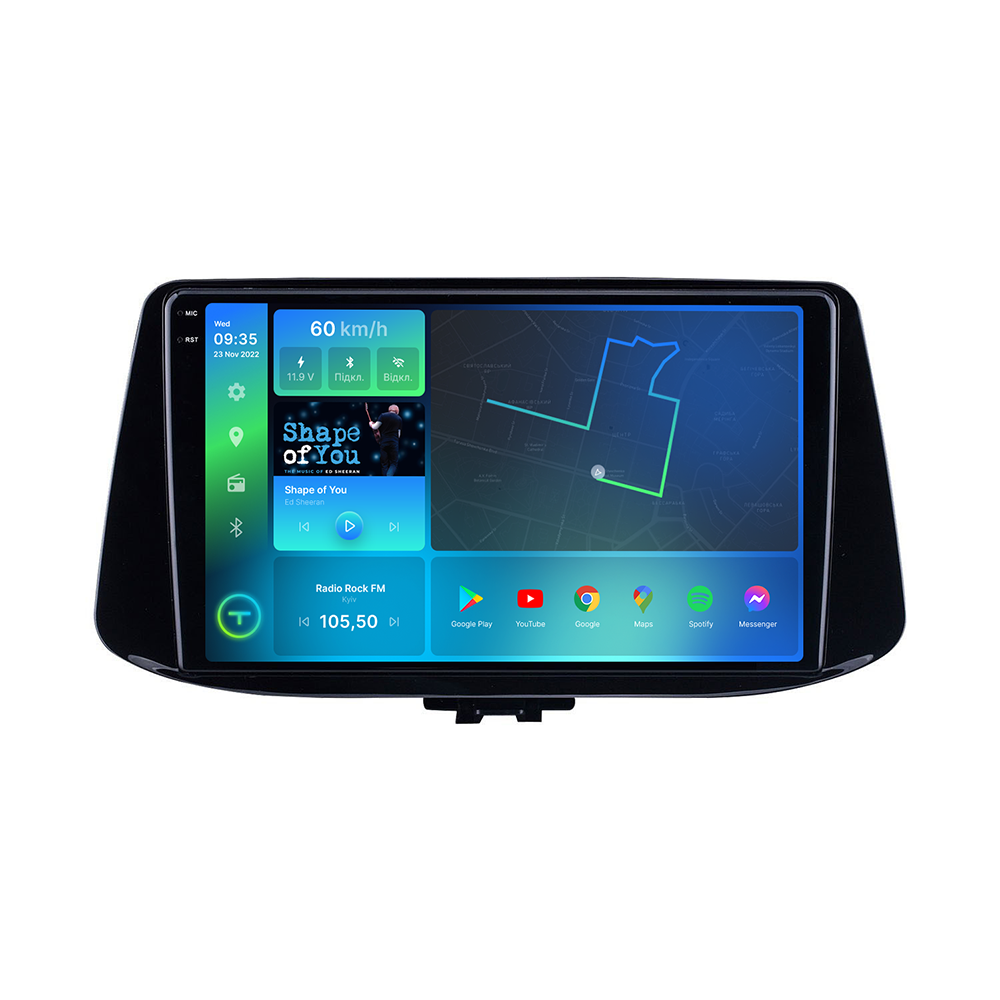Штатна магнітола Torssen 2K Hyundai I30 18+ FL9 4+64Gb 4G Carplay DSP