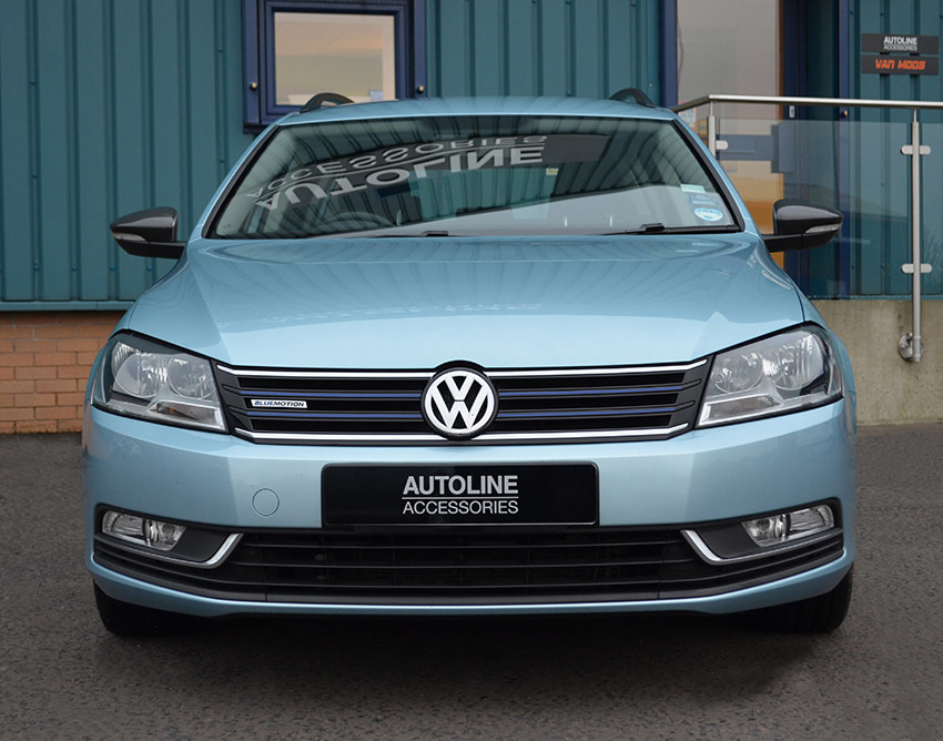 Накладки на дзеркала (2 шт, натуральний карбон) для Volkswagen Passat CC 2008-2018 рр