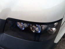 Війки (2 шт., пласт, чорні) Чорний мат для Volkswagen T5 Multivan 2003-2010 рр